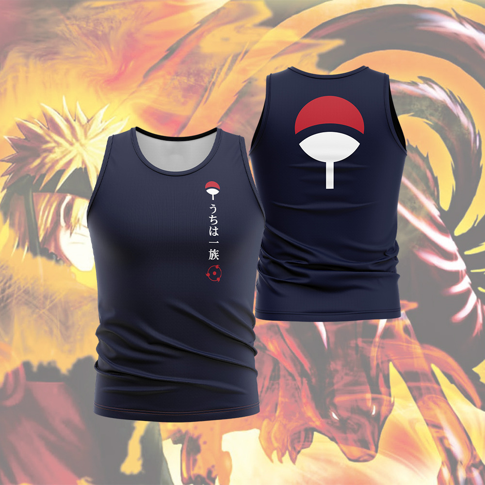 Uchiha Clan Symbol Sleeveless Compression Shirt