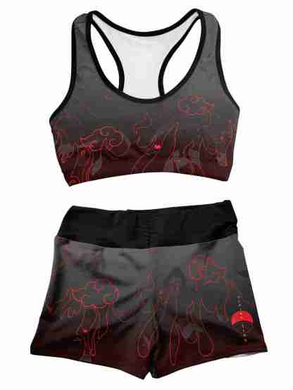 Uchiha Emblem Women Compression Active Wear Set