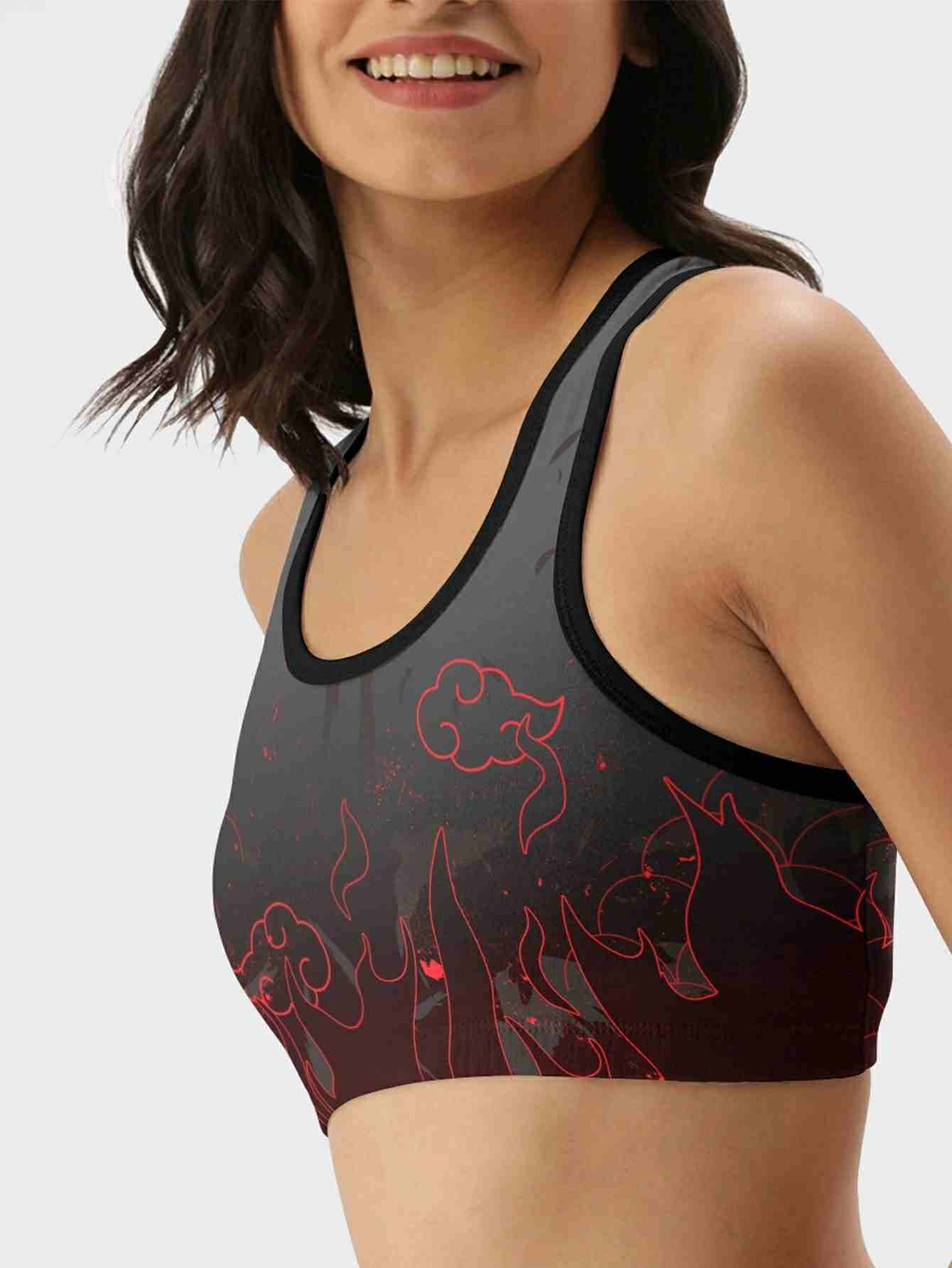 Uchiha Emblem Women Compression Active Wear Set