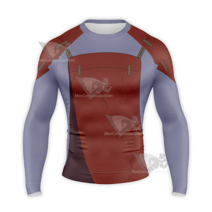 Uchiha Madara Blue Long Sleeve Compression Shirt