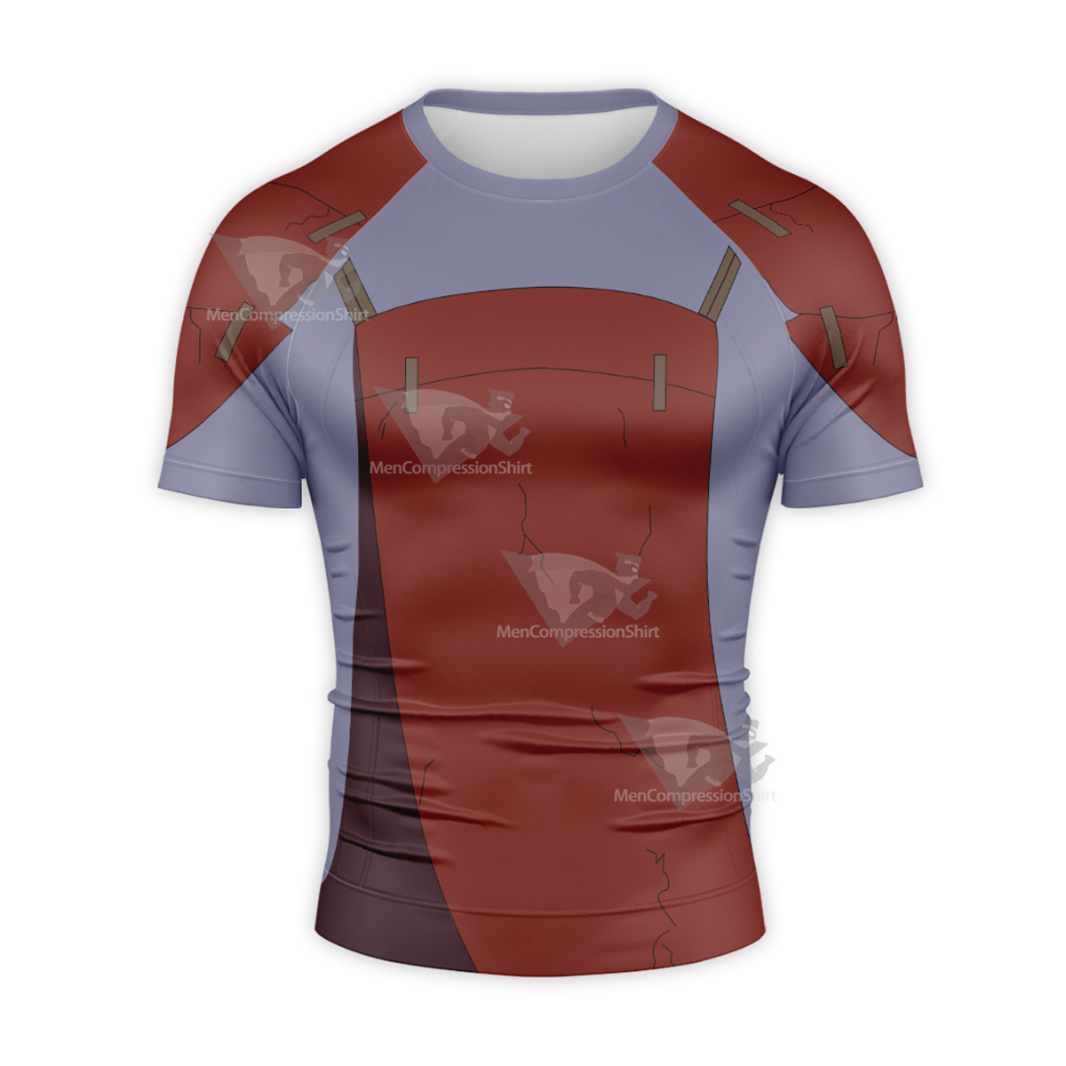 Uchiha Madara Blue Short Sleeve Compression Shirt