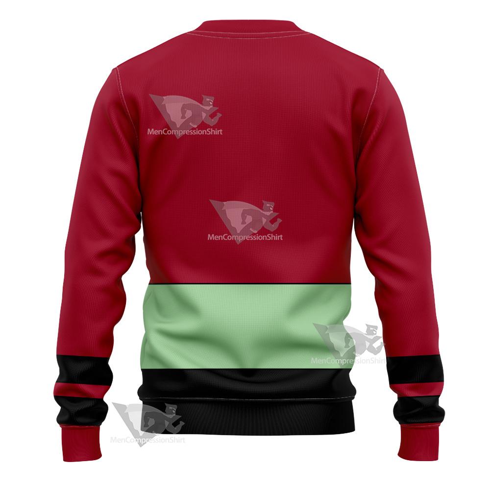 Dc Ultra Boy Red Cosplay Sweatshirt