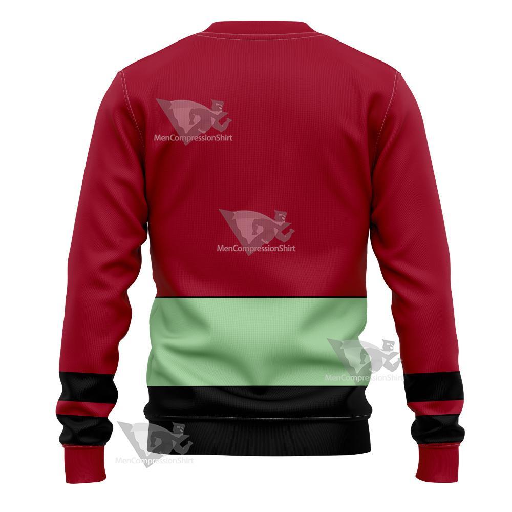 Dc Ultra Boy Red Cosplay Sweatshirt