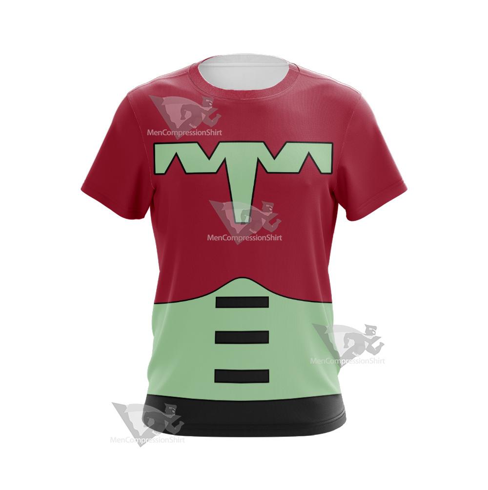 Dc Ultra Boy Red Cosplay T-Shirt