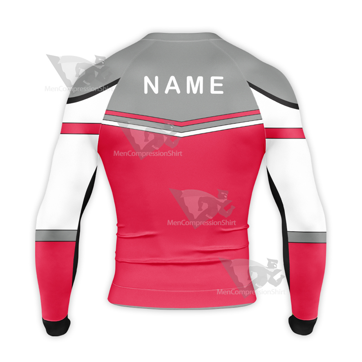 Ultraman Dyna Guts Grey Customizable Long Sleeve Compression Shirt