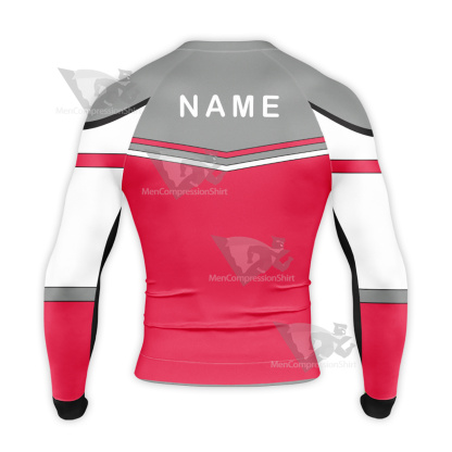 Ultraman Dyna Guts Grey Customizable Long Sleeve Compression Shirt