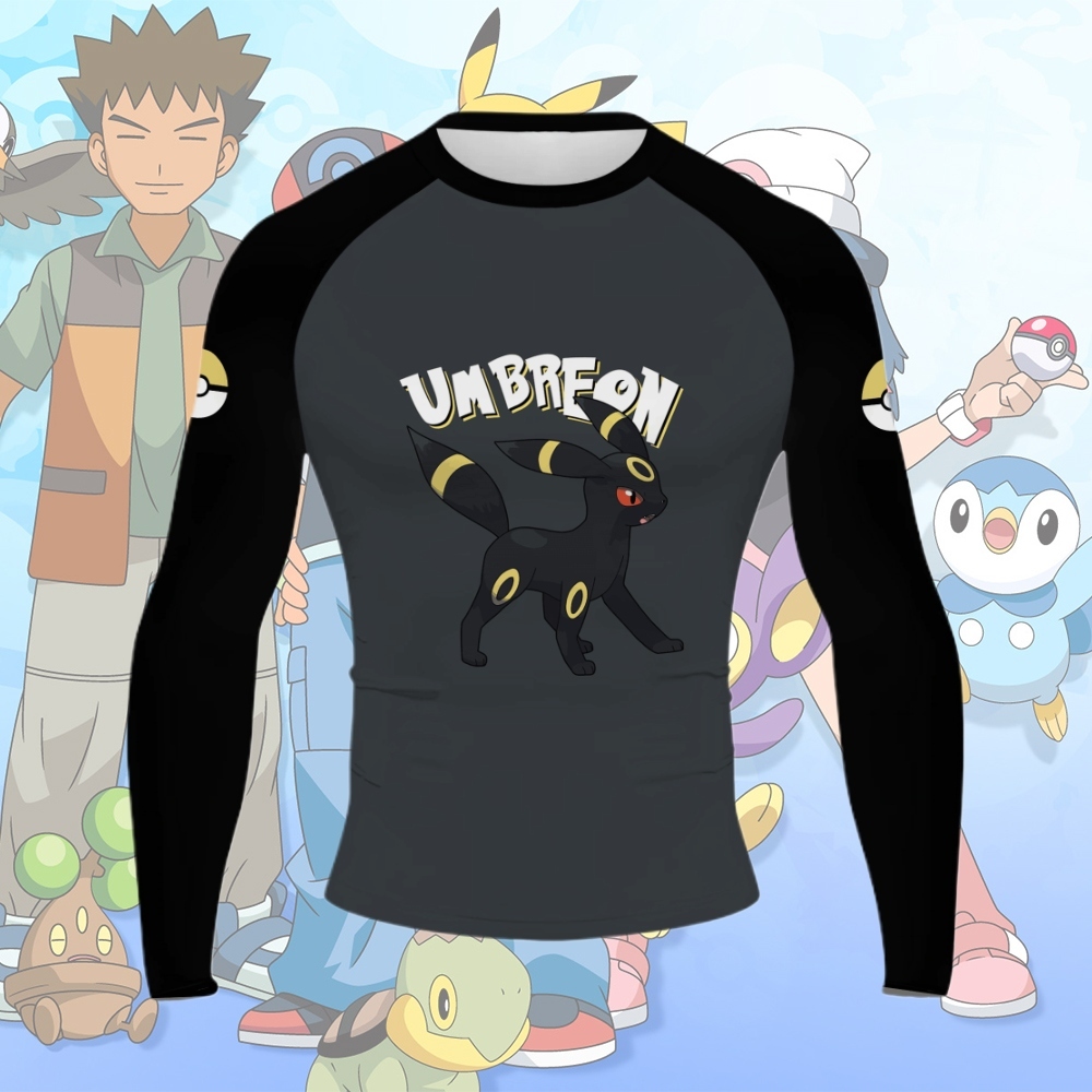 Umbreon Men Long Sleeve Compression Shirt