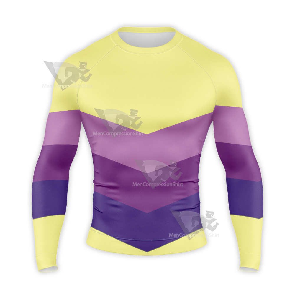 Unicorn Academy Sophia Mendoza Rainbow Long Sleeve Compression Shirt