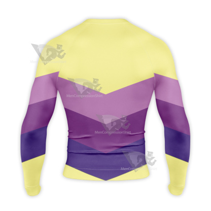 Unicorn Academy Sophia Mendoza Rainbow Long Sleeve Compression Shirt