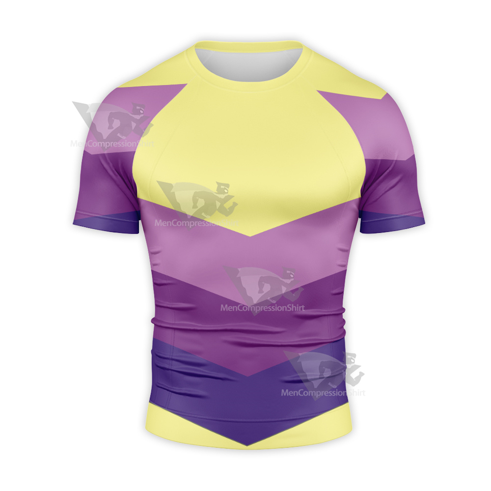 Unicorn Academy Sophia Rainbow Short Sleeve Compression Shirt