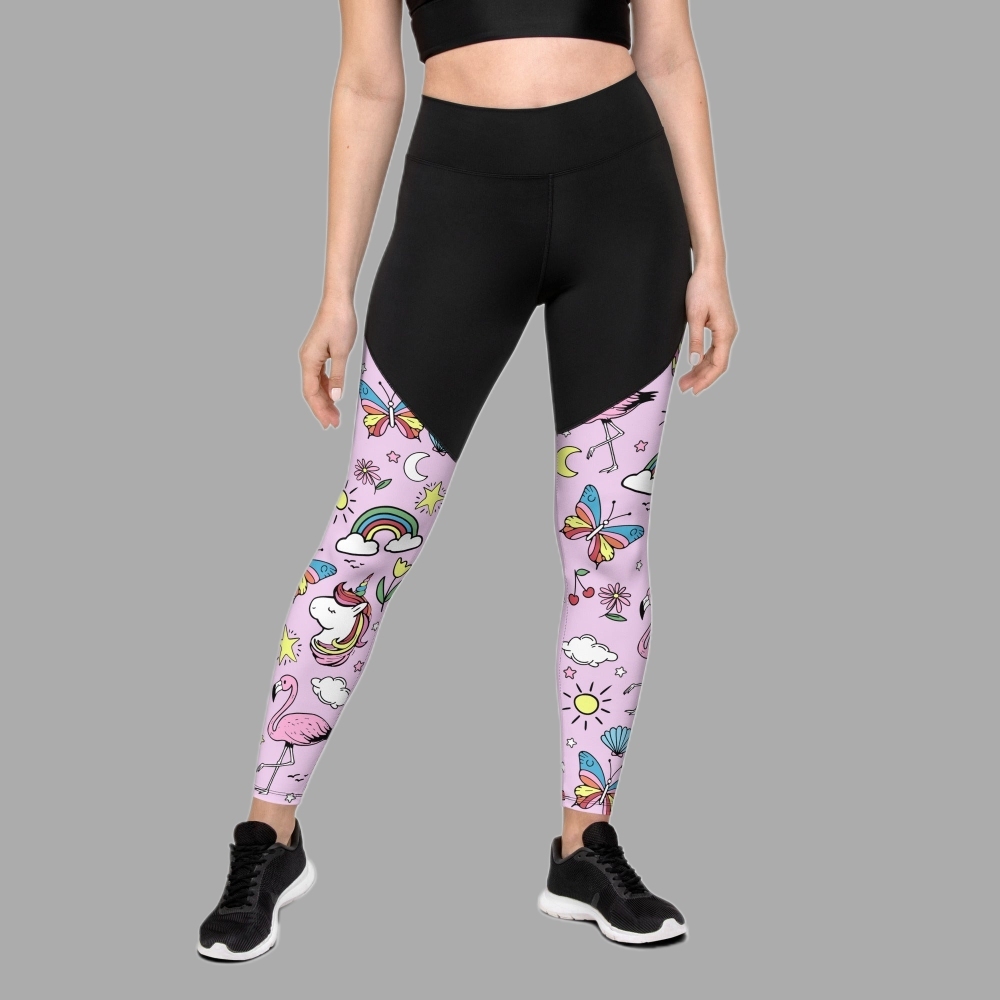 Unicorn Print Women Compression Legging