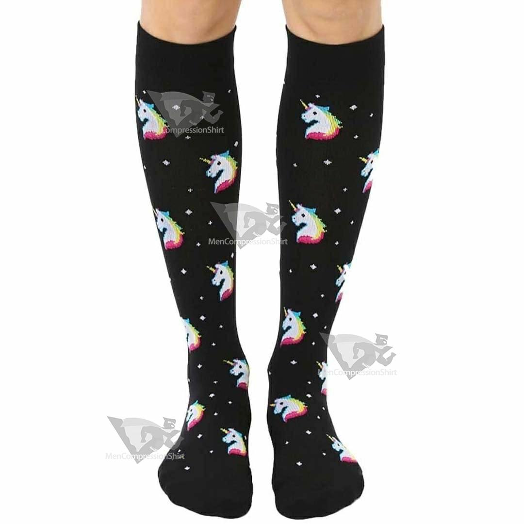 Unicorn Unisex Compression Socks