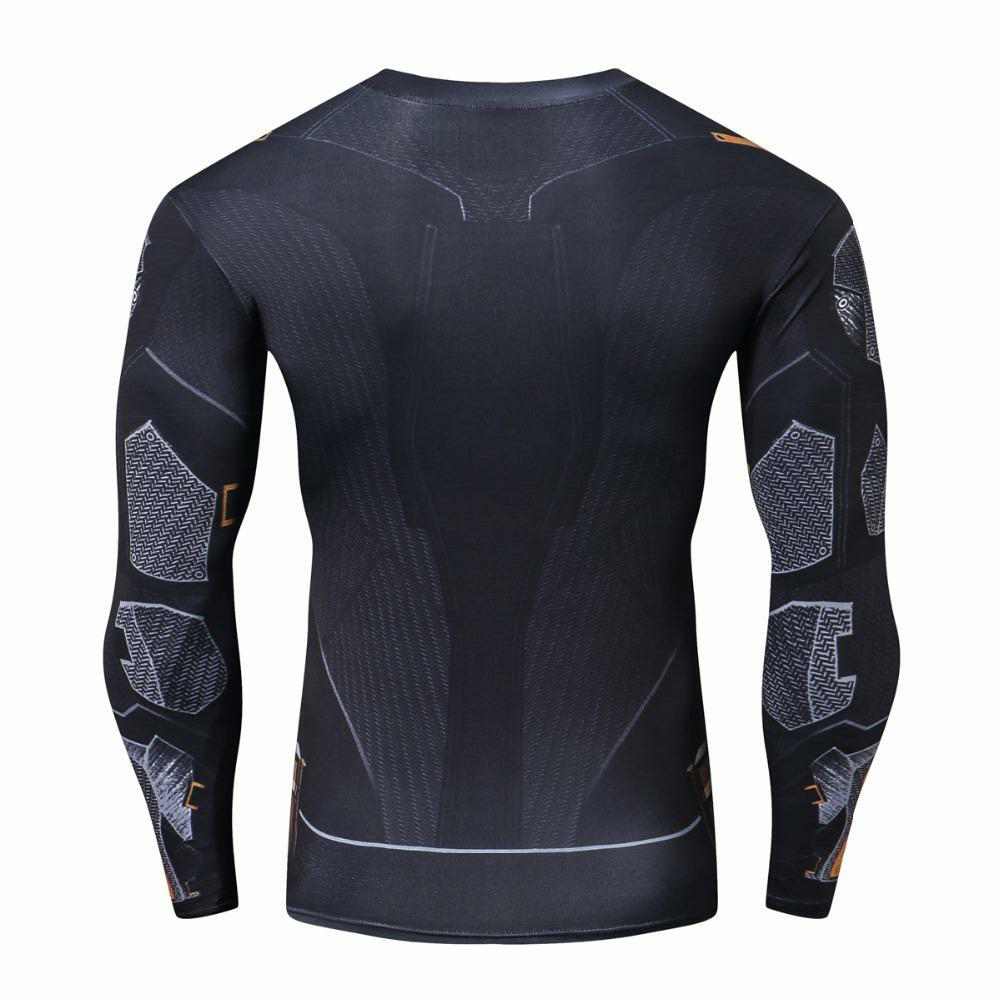 Unique Wayne Long Sleeve Compression Shirt For Men