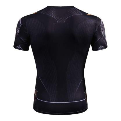 Unique Wayne Short Sleeve Compression Shirt For Men