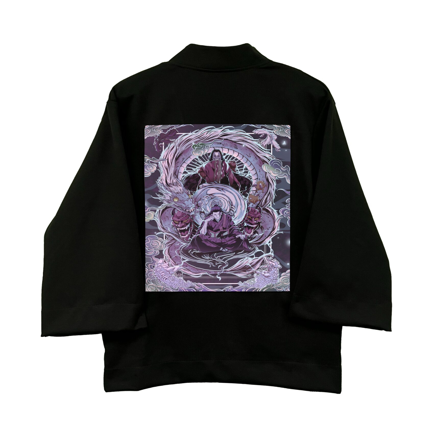 Jujutsu Kaisen Kimono Dark Suguru Geto Manga Style
