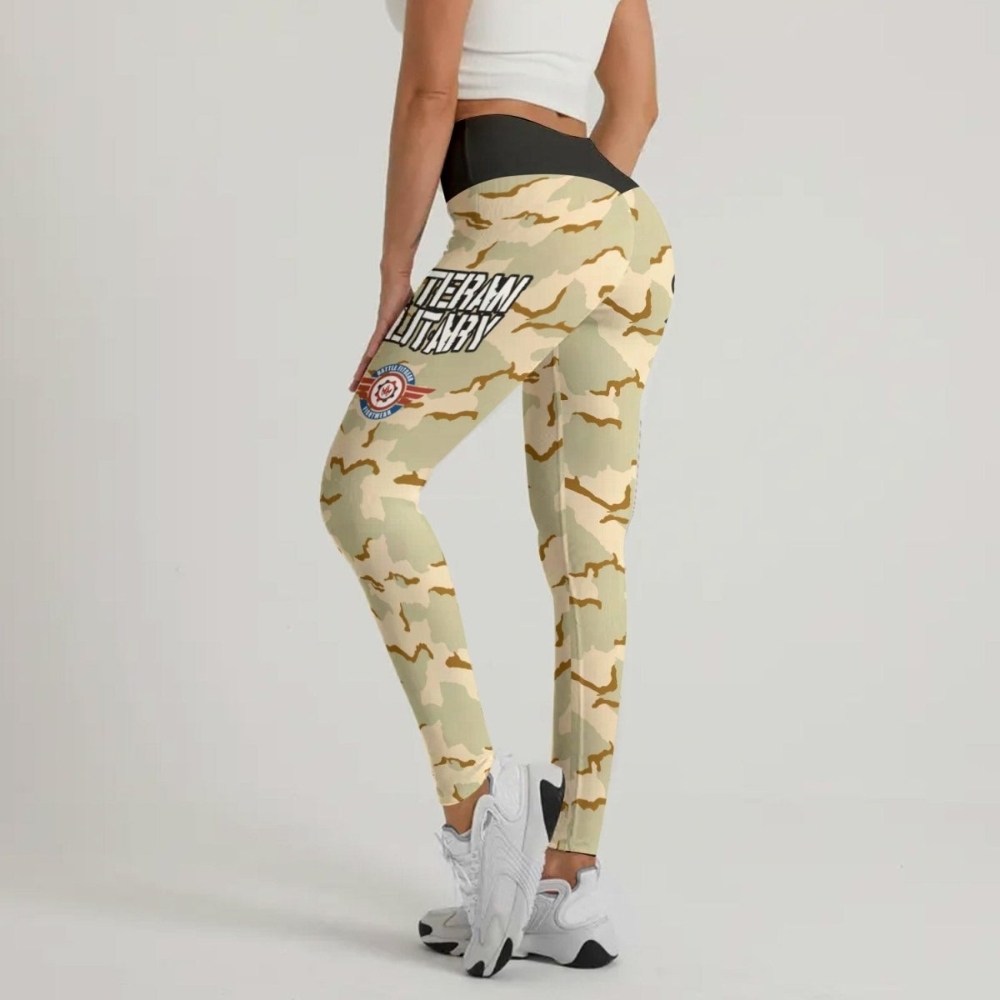 Usa Coast Guard Veteran Women Compression Legging