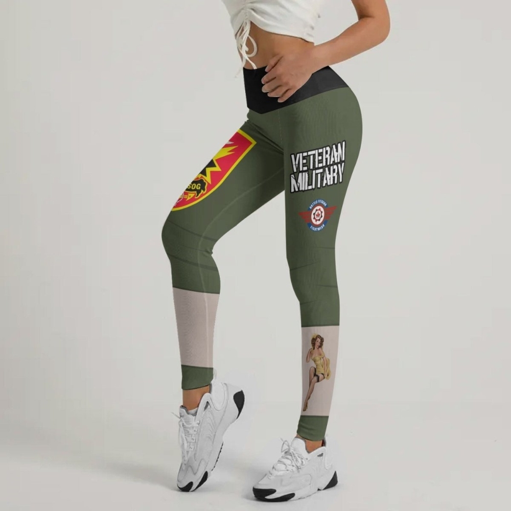 Usa Macvsog Veteran Women Compression Legging