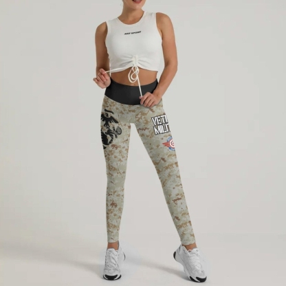 Usa Marine Corp Veteran Women Compression Legging