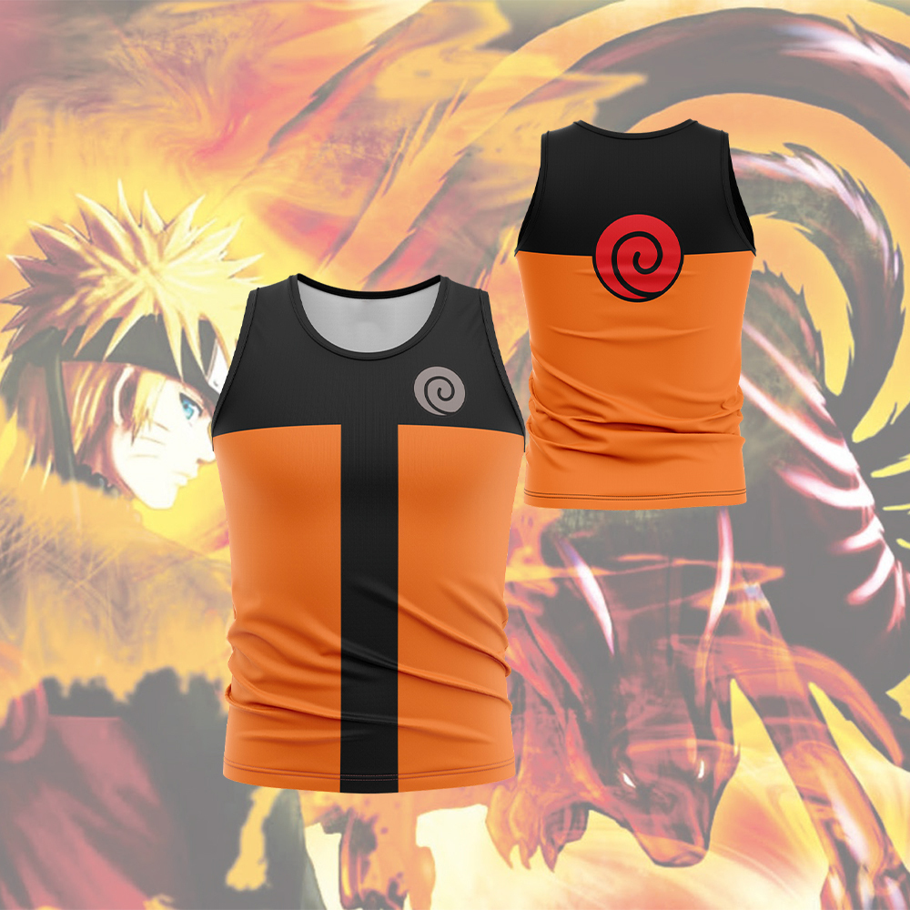 Uzumaki Sleeveless Compression Shirt