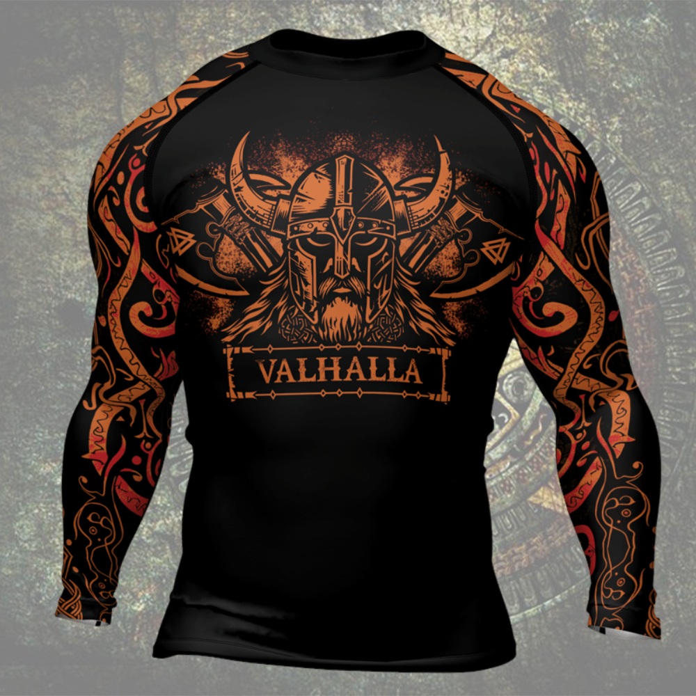 Valhalla Vanguard Mens Long Sleeve Compression Shirt
