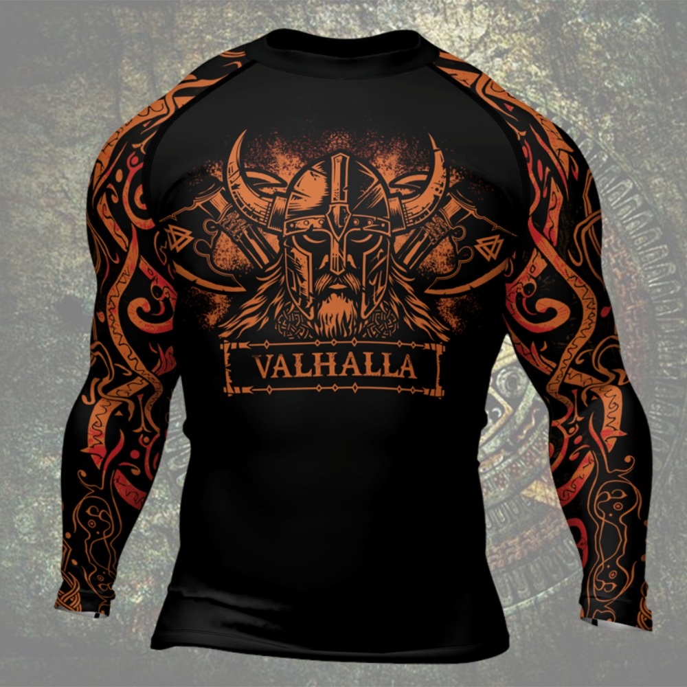 Valhalla Vanguard Mens Long Sleeve Compression Shirt