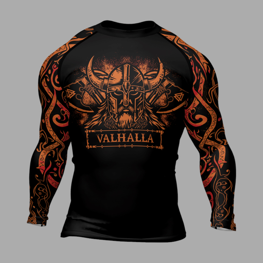Valhalla Vanguard Mens Long Sleeve Compression Shirt