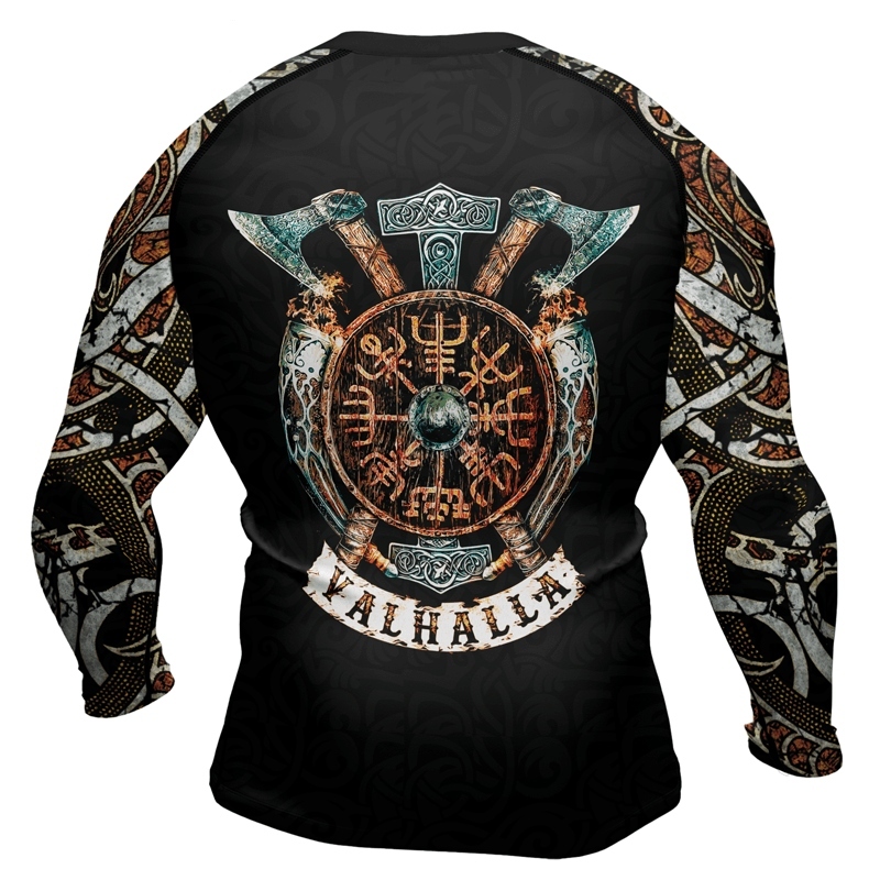 Valhalla Weapon Mens Long Sleeve Compression Shirt
