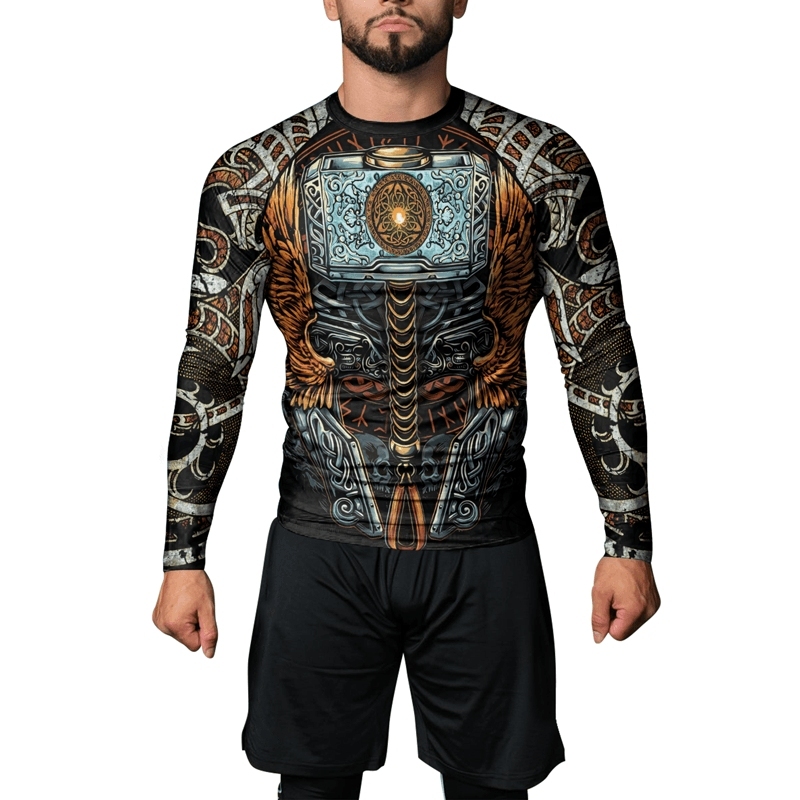 Valhalla Weapon Mens Long Sleeve Compression Shirt