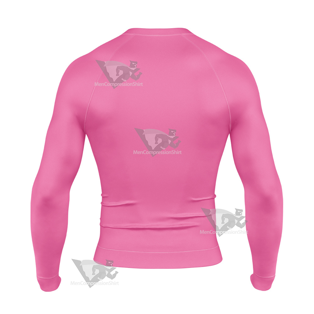 Vegeta Badman Pink Dragon Ball Z Long Sleeve Compression Shirt