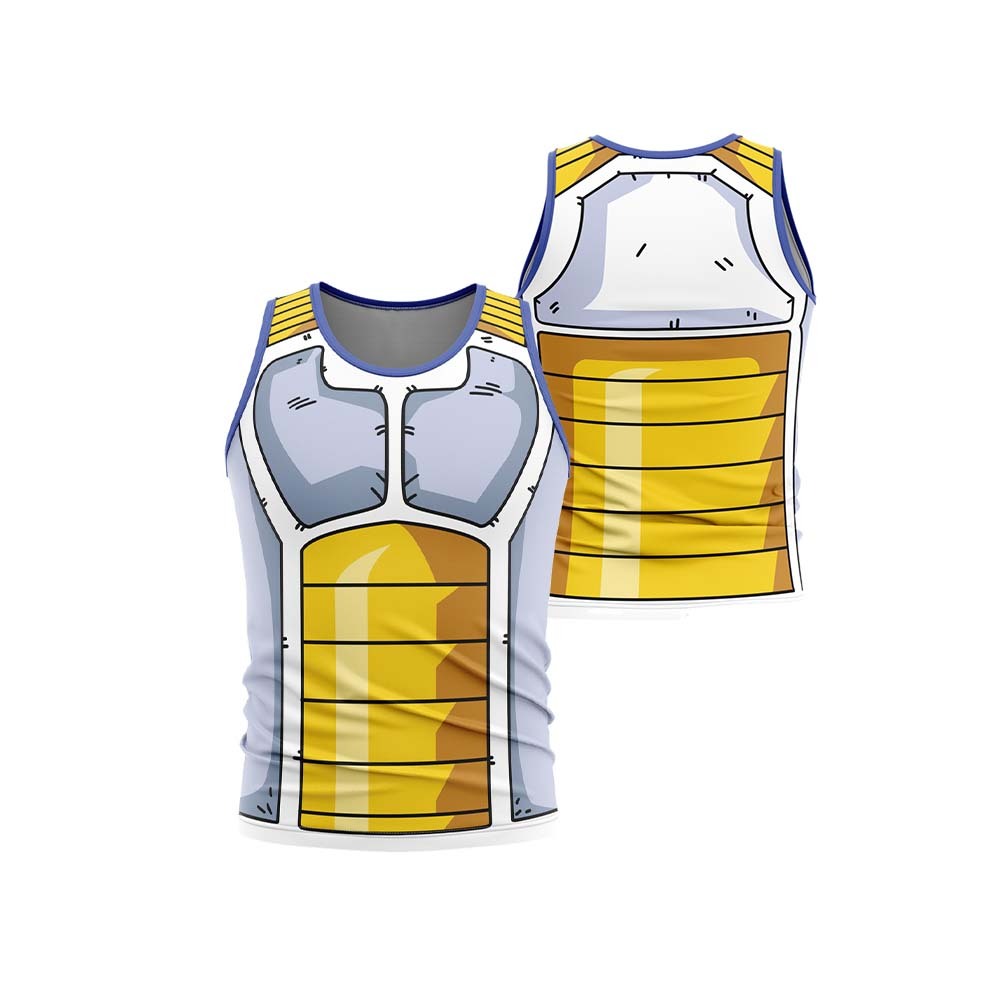 Vegeta Battle Suit Dragon Ball Z Sleeveless Compression Shirt
