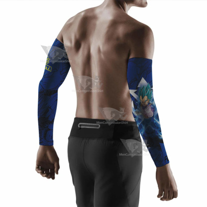 Vegeta Blue Dragon Ball Blue Lightning Compression Arm Sleeve
