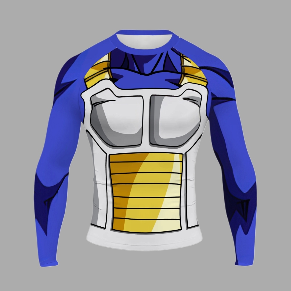 Vegeta Men Long Sleeve Compression Shirt