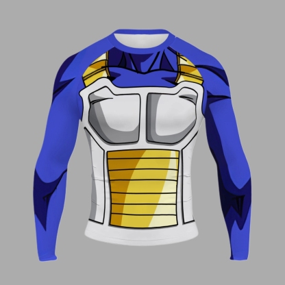 Vegeta Men Long Sleeve Compression Shirt