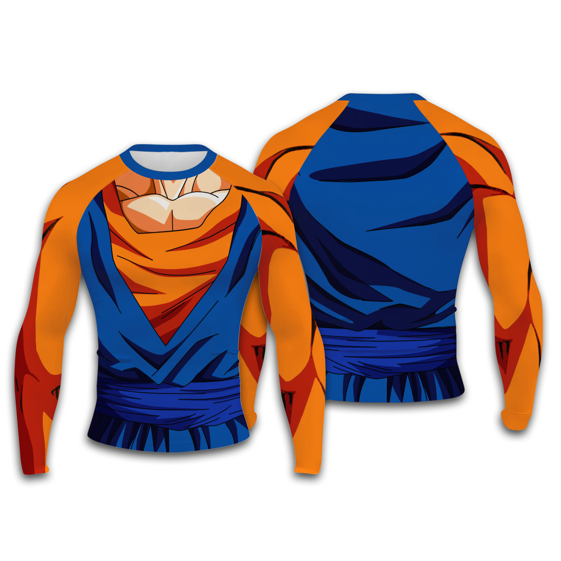 Vegito Men Long Sleeve Compression Shirt