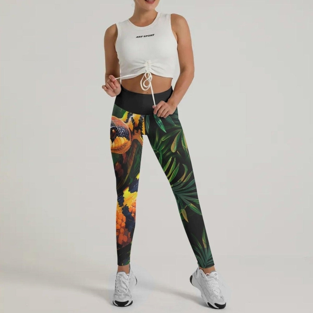 Venomous Snake Women Compression Legging