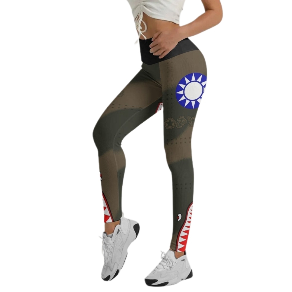 Veteran Airforce Flying Tiger Women Compression Legging