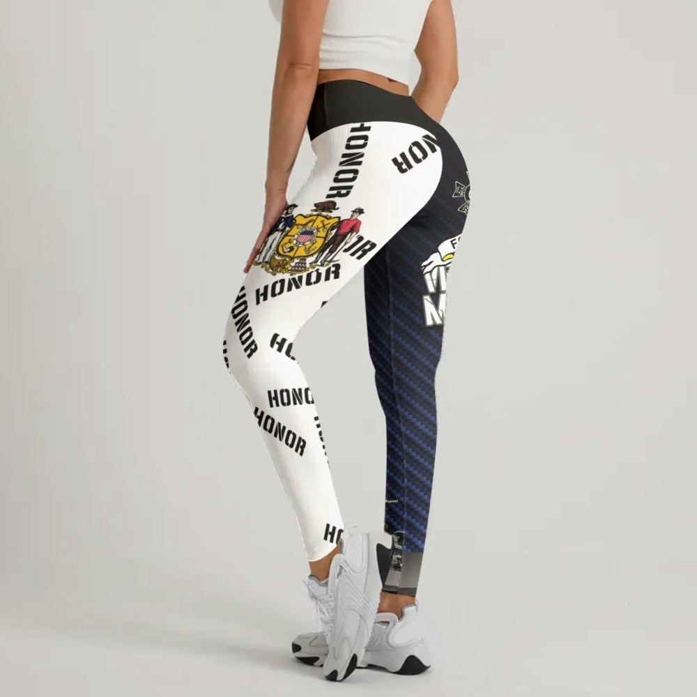 Veteran Military Honor Women Compression Legging