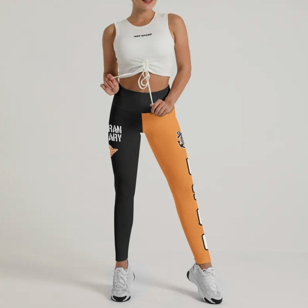 Veteran Uscg Football Women Compression Legging