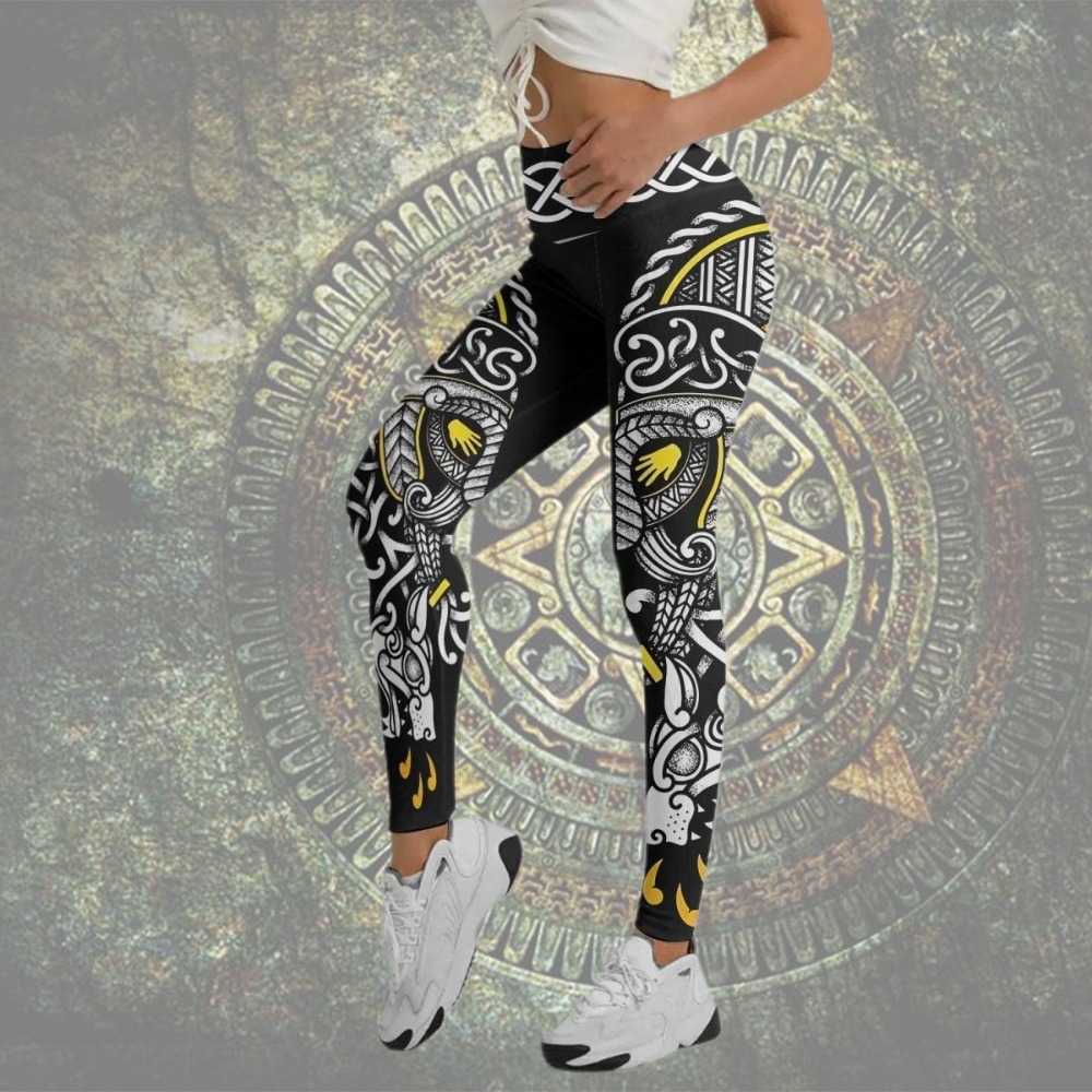 Viking Odin Eyes Women Compression Legging