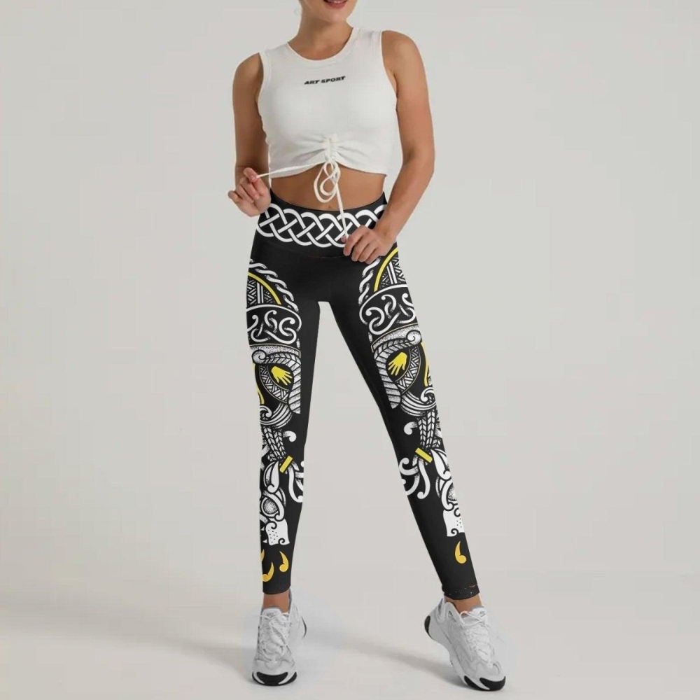 Viking Odin Eyes Women Compression Legging