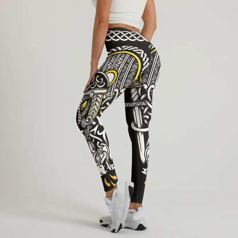 Viking Odin Eyes Women Compression Legging