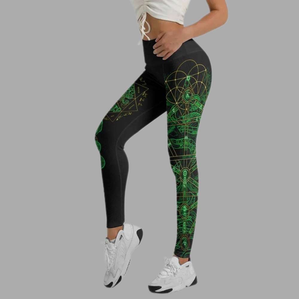 Viking World Tree Women Compression Legging