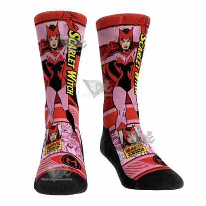 Vintage Sideplot Scarlet Witch Men Tight Socks