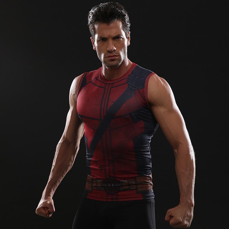 Wade Wilson 2 Compression Tank Top For Men