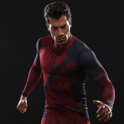 Wade Wilson 2 Long Sleeve Compression Shirt For Men