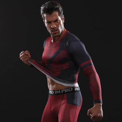 Wade Wilson 2 Long Sleeve Compression Shirt For Men