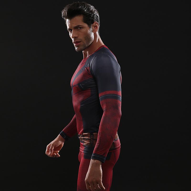 Wade Wilson 2 Long Sleeve Compression Shirt For Men