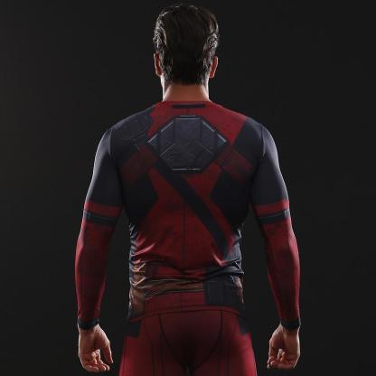 Wade Wilson 2 Long Sleeve Compression Shirt For Men