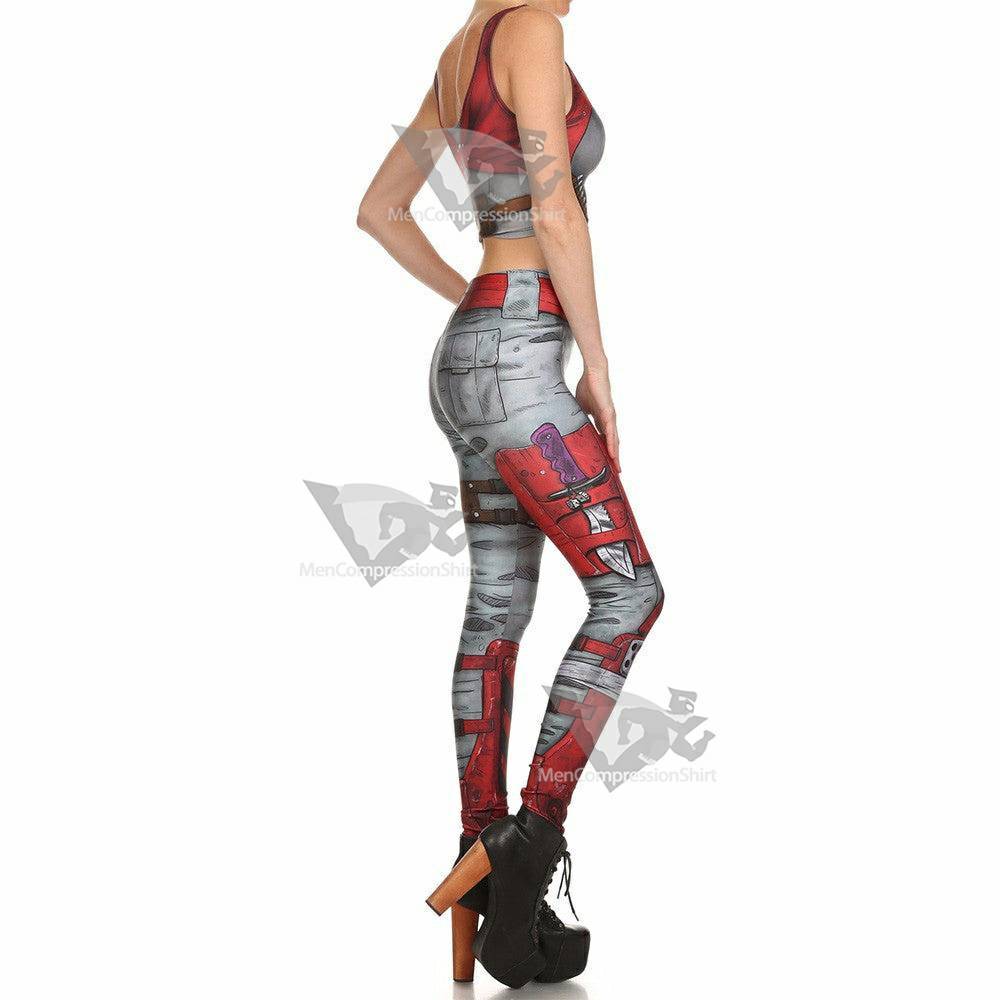 Wade Wilson Gym Compression Leggingspants For Women