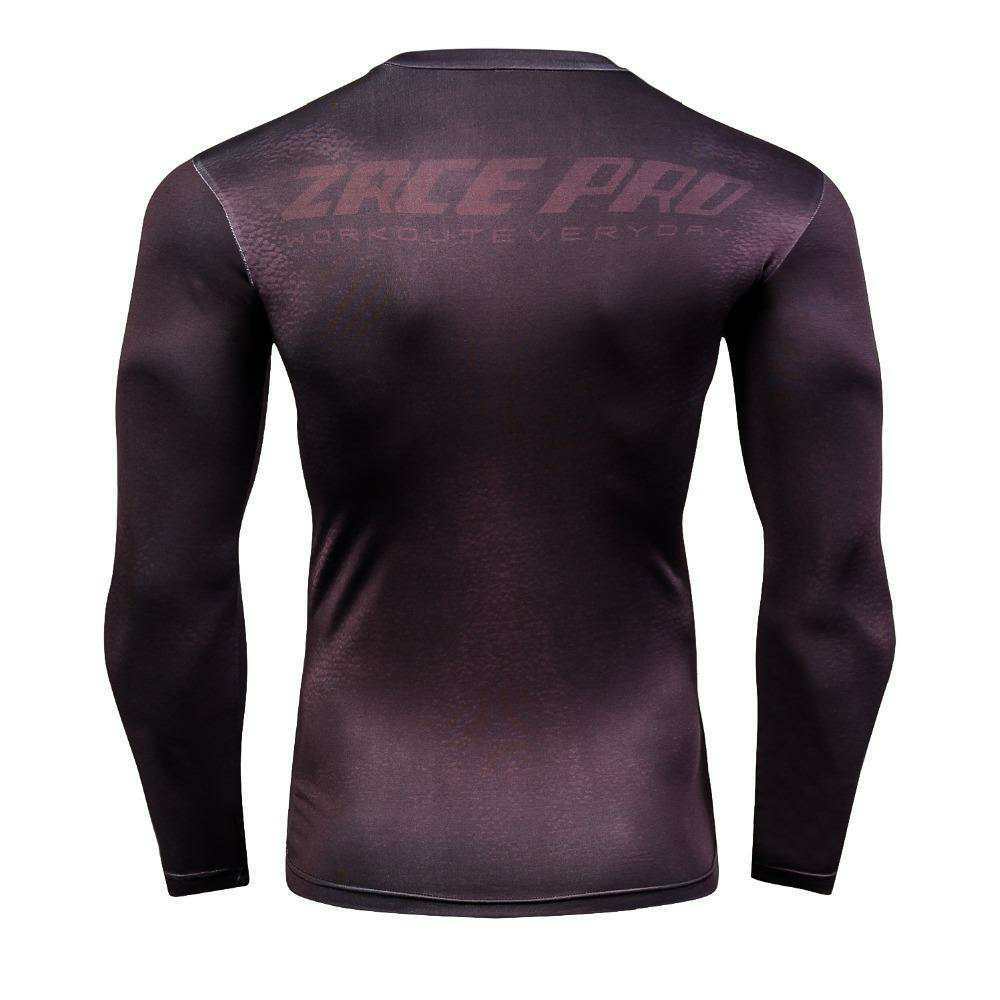 Wade Wilson Long Sleeve Compression Shirt For Men